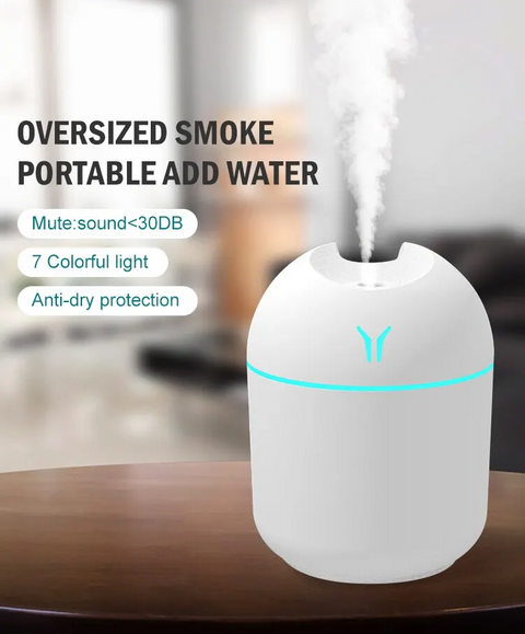 Ultrasonic Cool Mist Humidifier & Aroma Diffuser